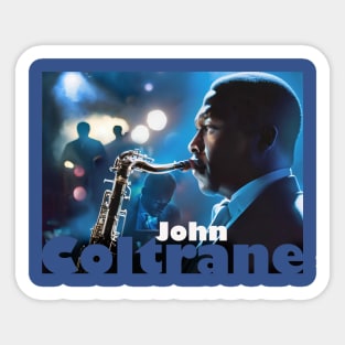 John Coltrane Blue Train Sticker
